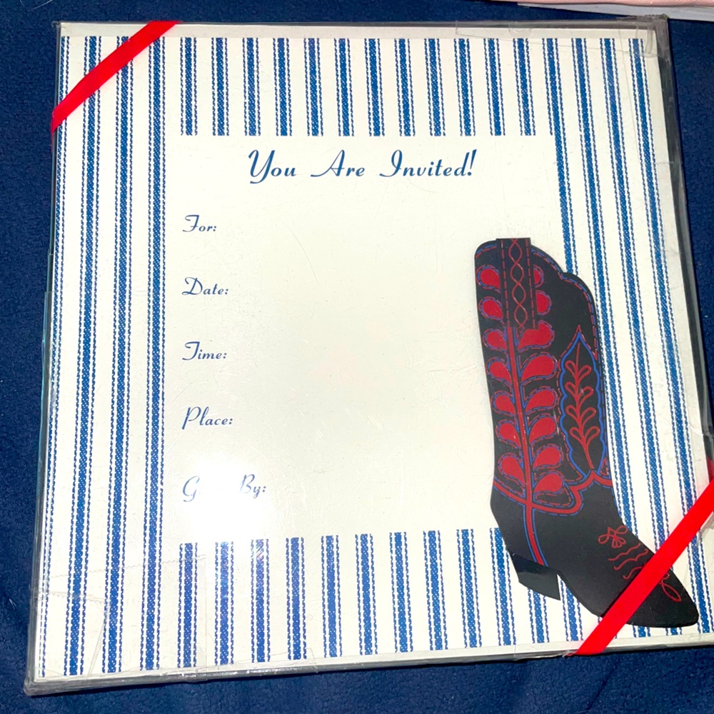 Invitation Card Set- Western theme